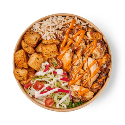 chicken shawarma bowl