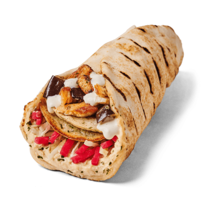 lebanese restaurant creation pita wrap