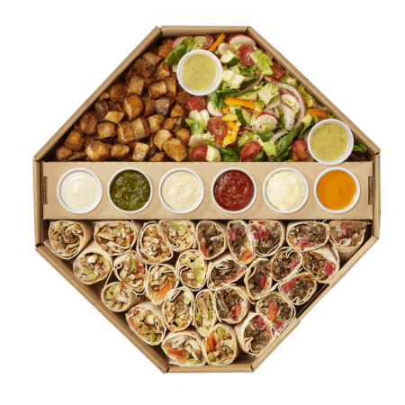 mix saj shawarma party pack catering services